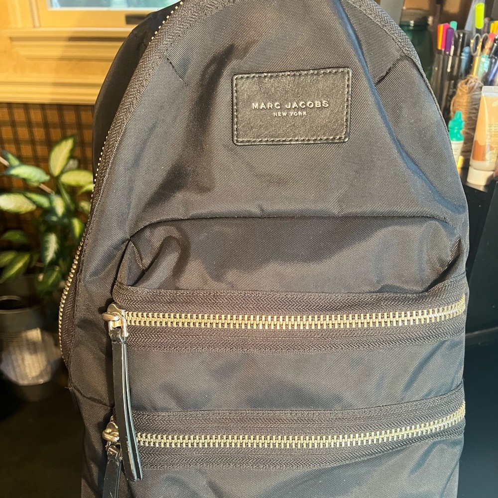 Marc Jacob black biker backpack